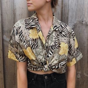 *SOLD* vintage dress barn silk button up